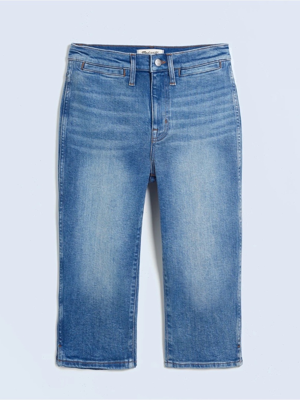 Madewell The '90s Capri Jean Cayer Wash Super Stretch